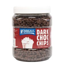 C06339 McDougalls Dark Choc Chips Dessert Topping