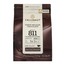 C06507 Callebaut Dark Chocolate Callets (Min 54.5% Cocoa Solids)