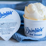 Brimble's Individual Vanilla Ice Cream tubs