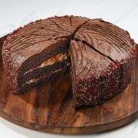 Country Range Vegan Black Forest Fudge Cake
