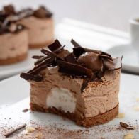 Individual Chocolate & Amaretto Semifreddo