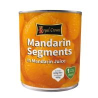 Royal Crown Mandarin Segments in Light Syrup 820g