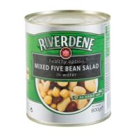 Riverdene Mixed Five Bean Salad in Water 6x800g