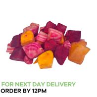 Prep Diced Mixed Colour Beetroot
